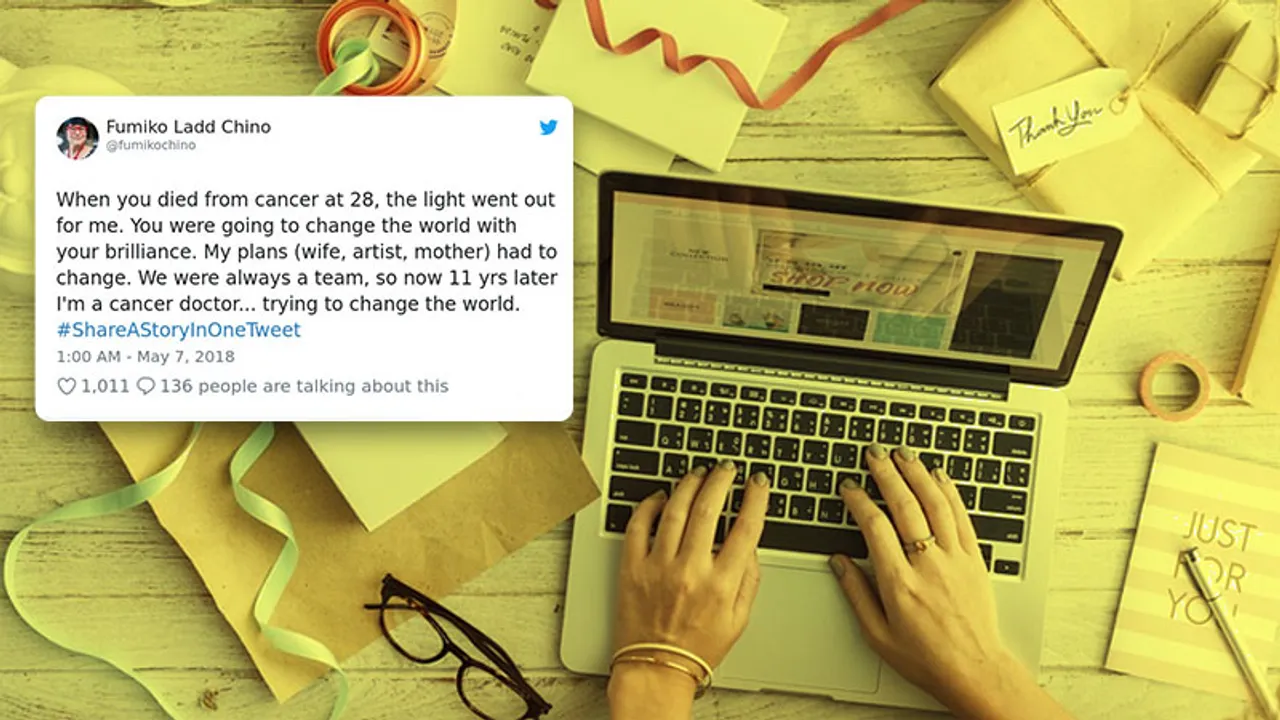 #ShareAStoryInATweet