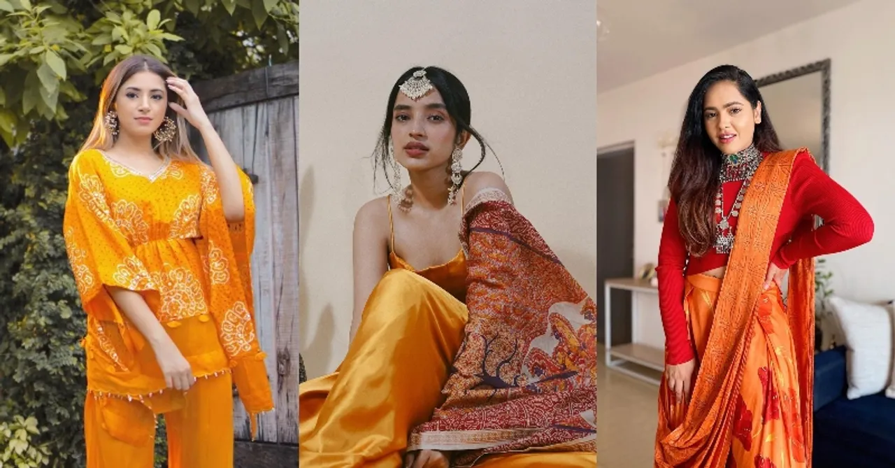 Orange outfit