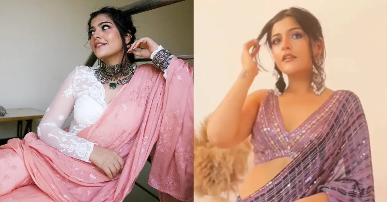 Kritika Khurana's 10 days saree