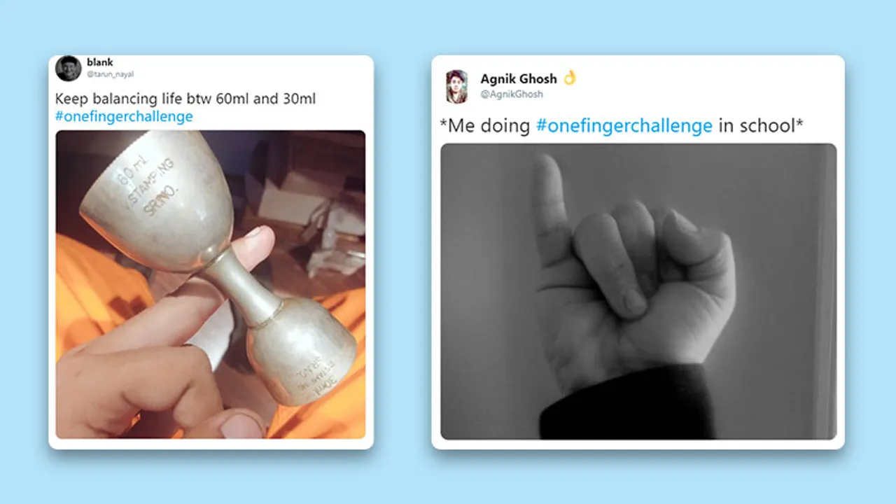 #OneFingerChallenge