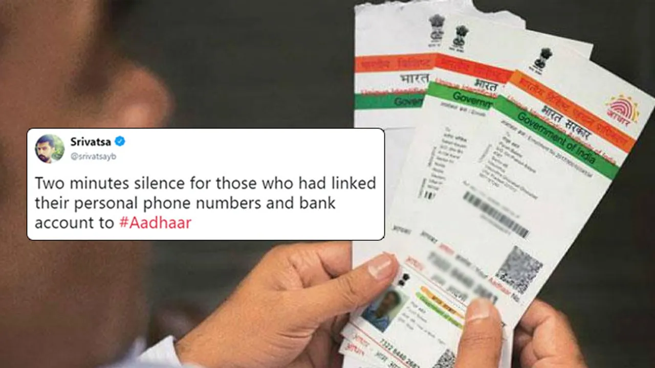 AADHAAR Verdict memes