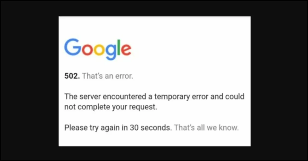 Google down