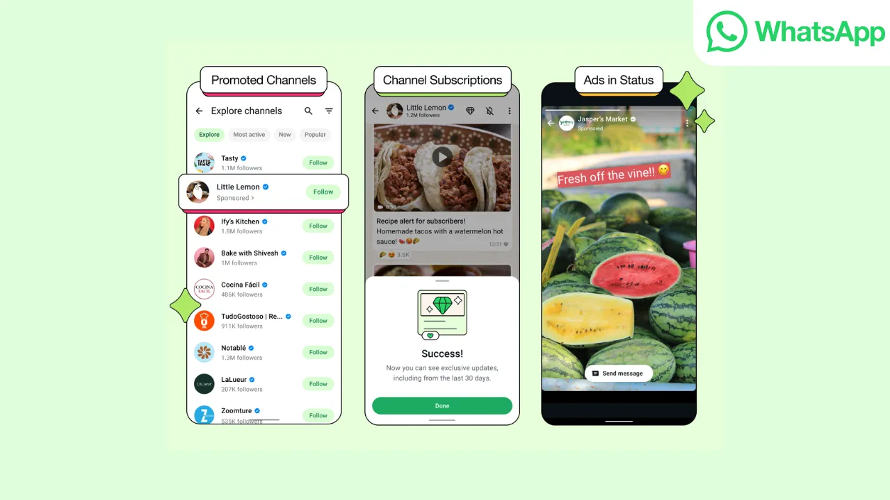 WhatsApp introduces ads in status & promoted Channels2
