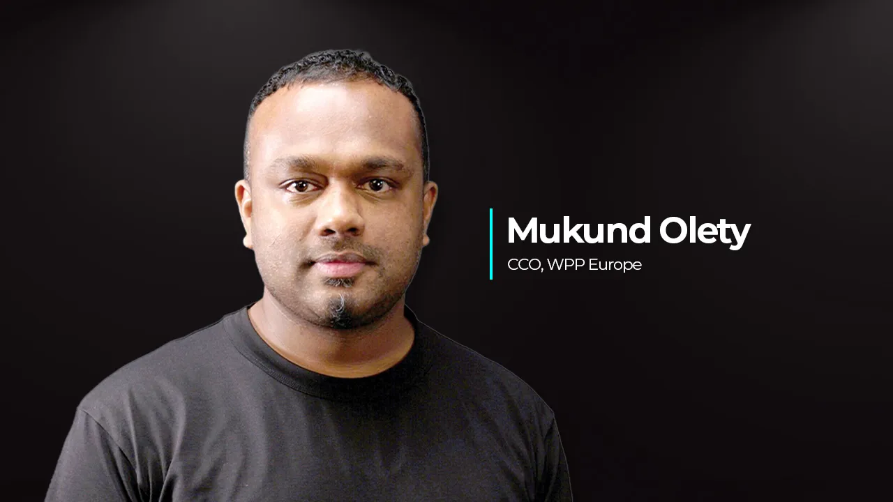 Mukund Olety steps into CCO role at WPP Europe