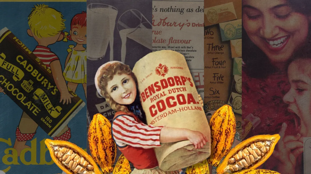 evolution of chocolate ads