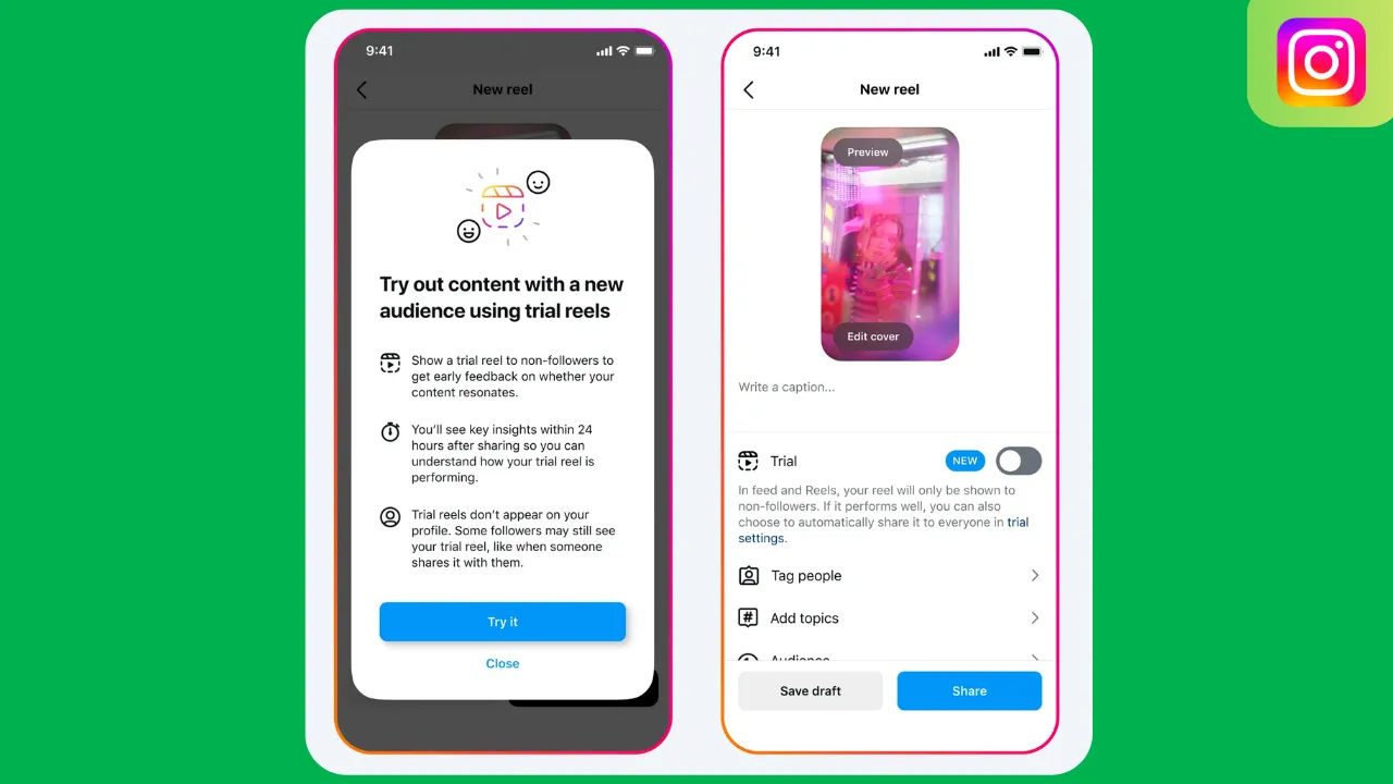 Instagram Expands ‘Trial Reels’ Feature to All Public Accounts with 1,000+ Followers