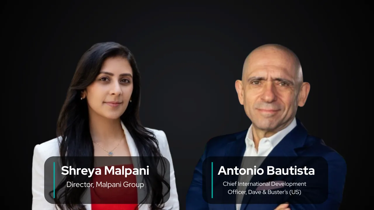 Shreya Malpani and Antonio Bautista