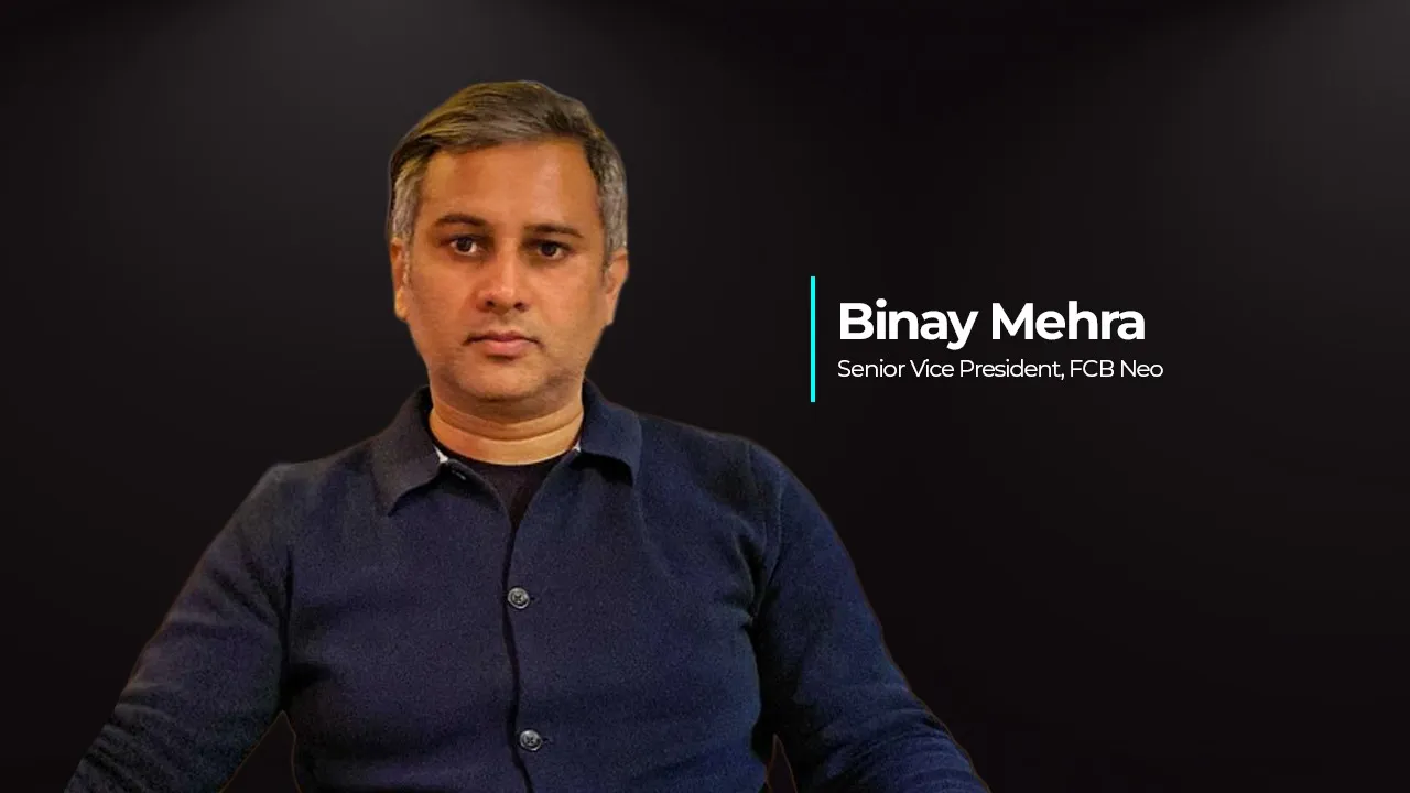 Binay Mehra as our new Sr VP at FCB Neo