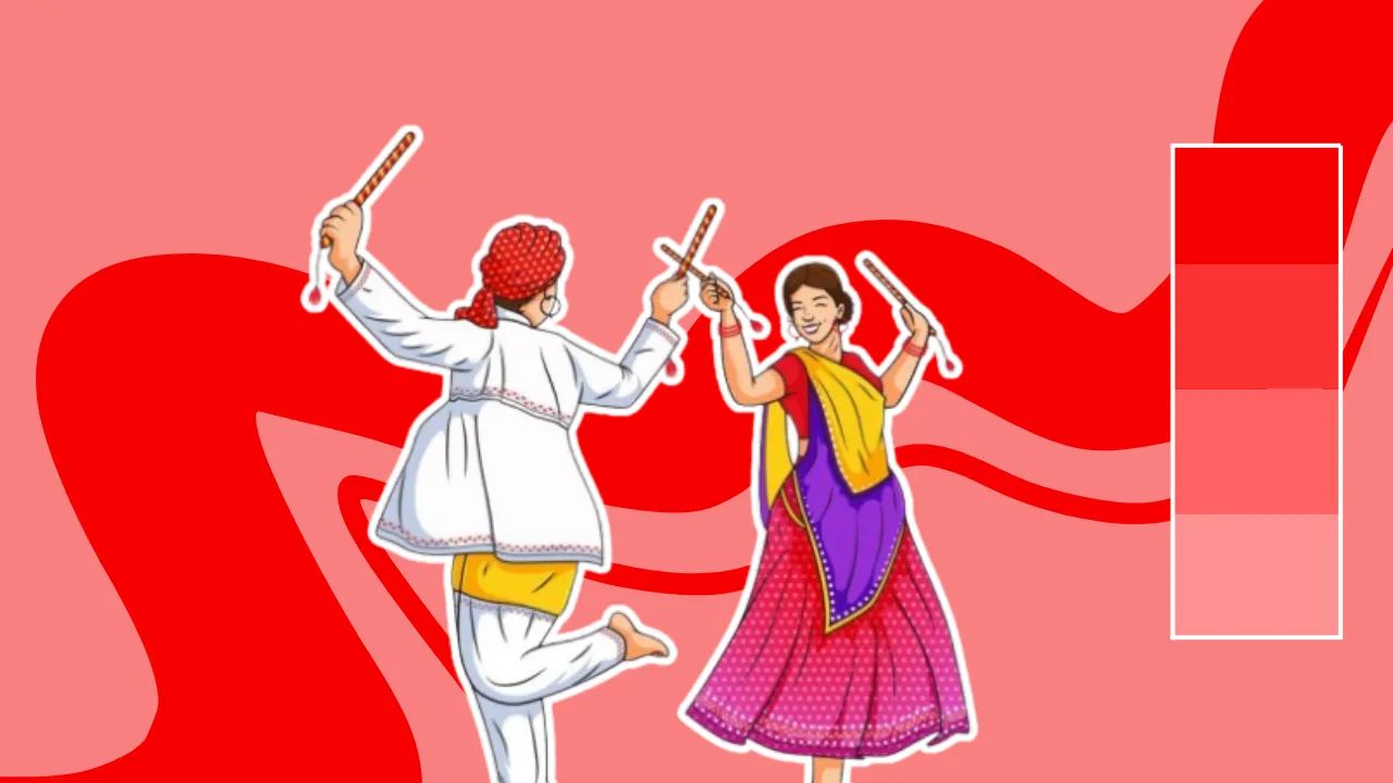 red navratri colour marketing