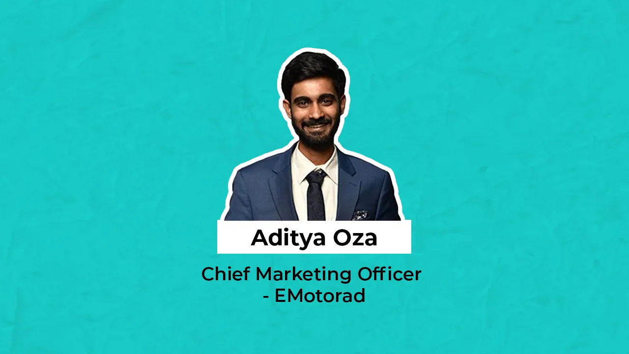 EMotorad’s Aditya Oza 