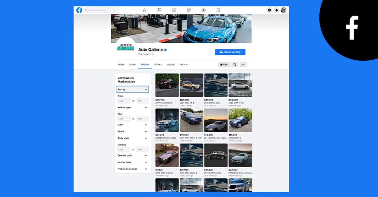 Facebook auto