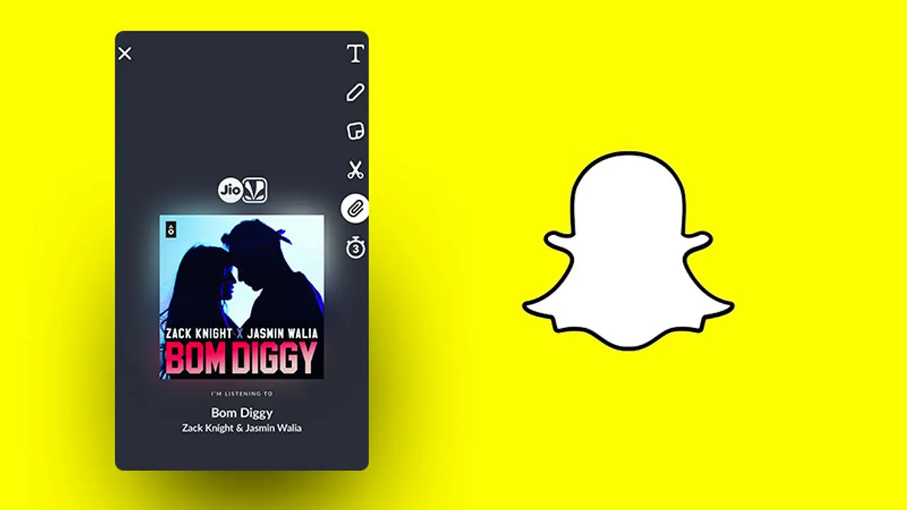 Snapchat JioSaavn partnership
