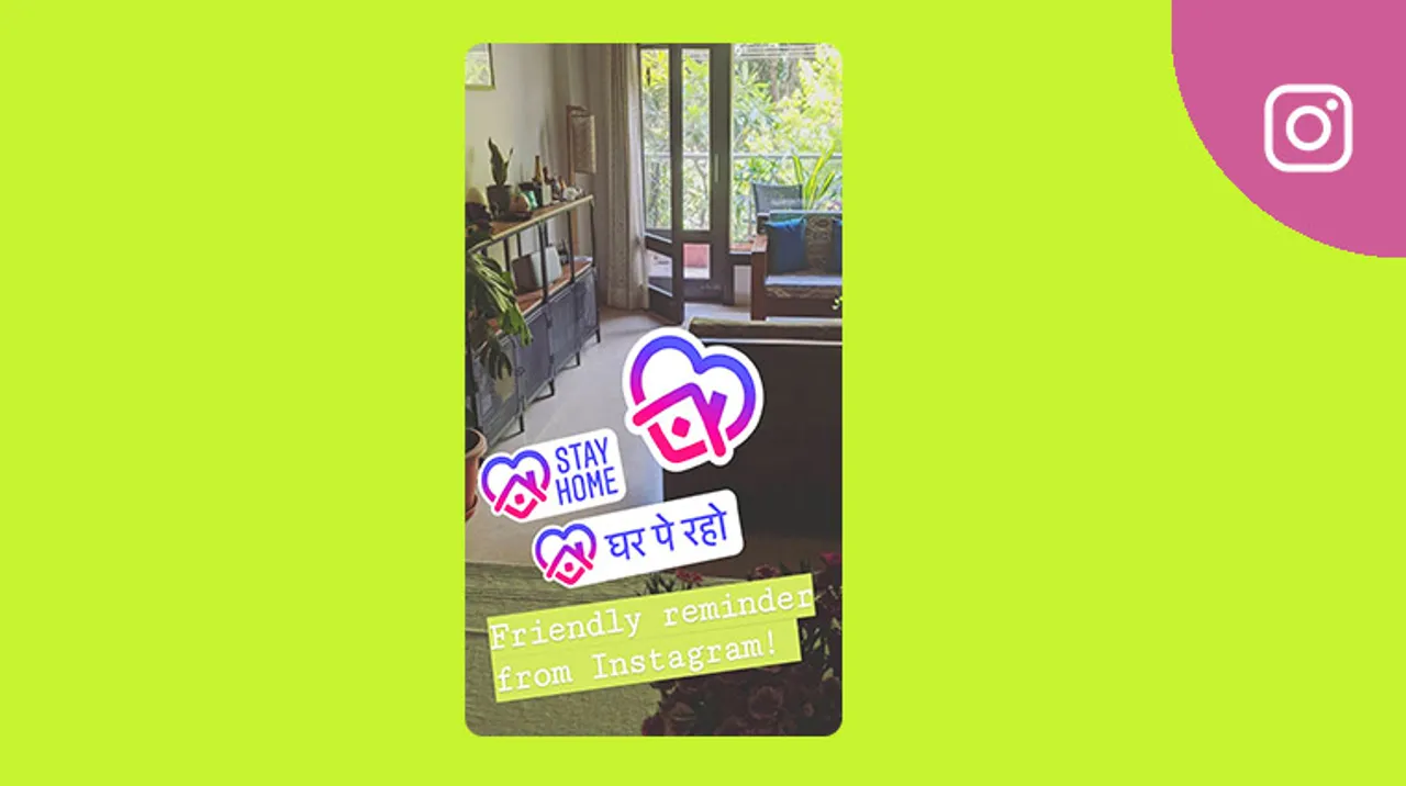 Instagram launches Stay Home sticker