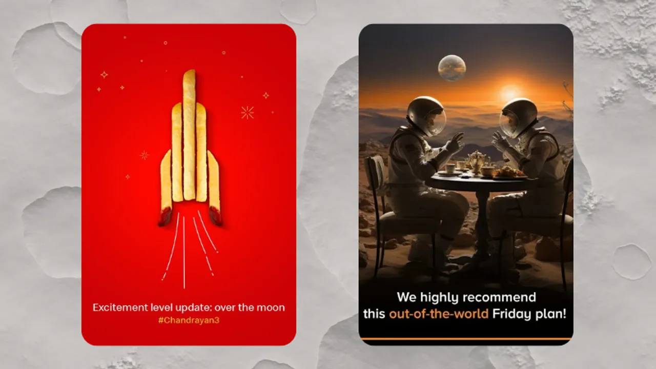 Chandrayaan 3 brand creatives