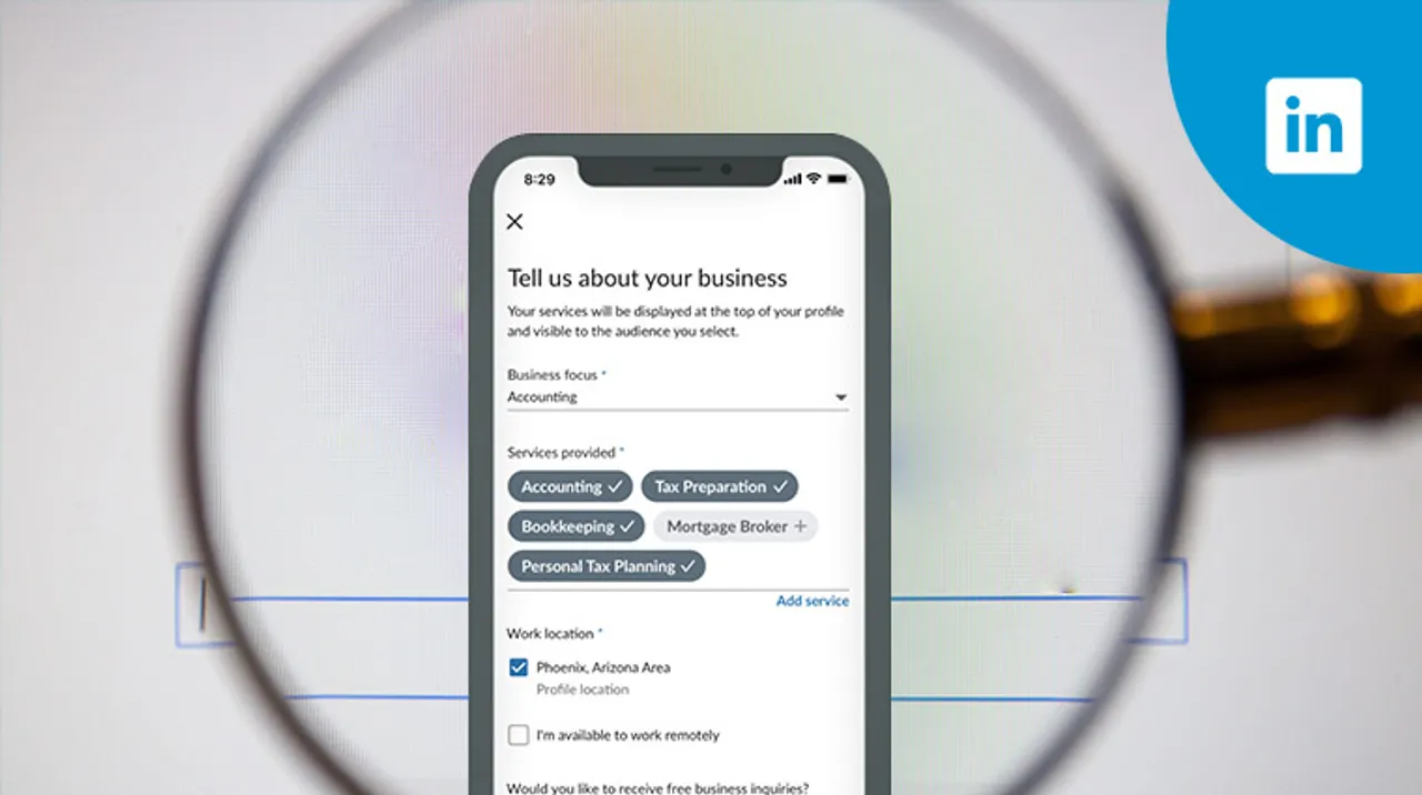 LinkedIn Profile Display