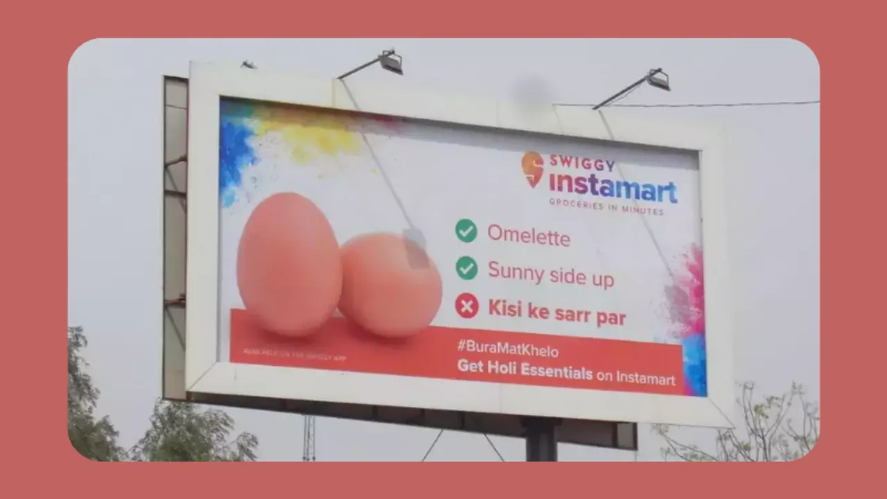 Swiggy Holi ad