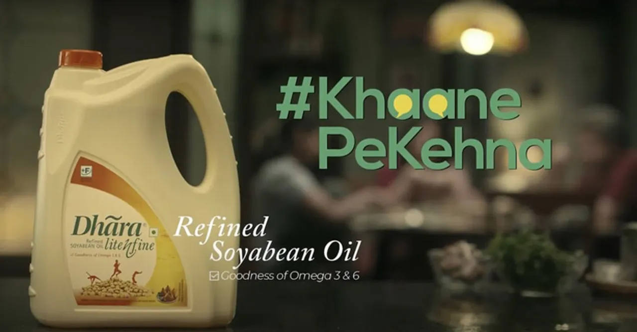 Dhara extends its 'Zara Sa Badlaav' proposition to festive campaign - #KhaanePeKehna 