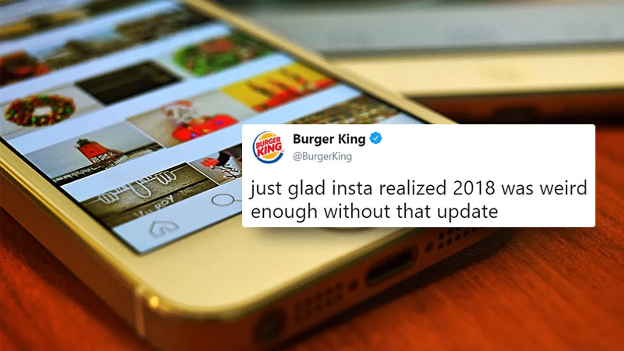 Instagram swipe feed