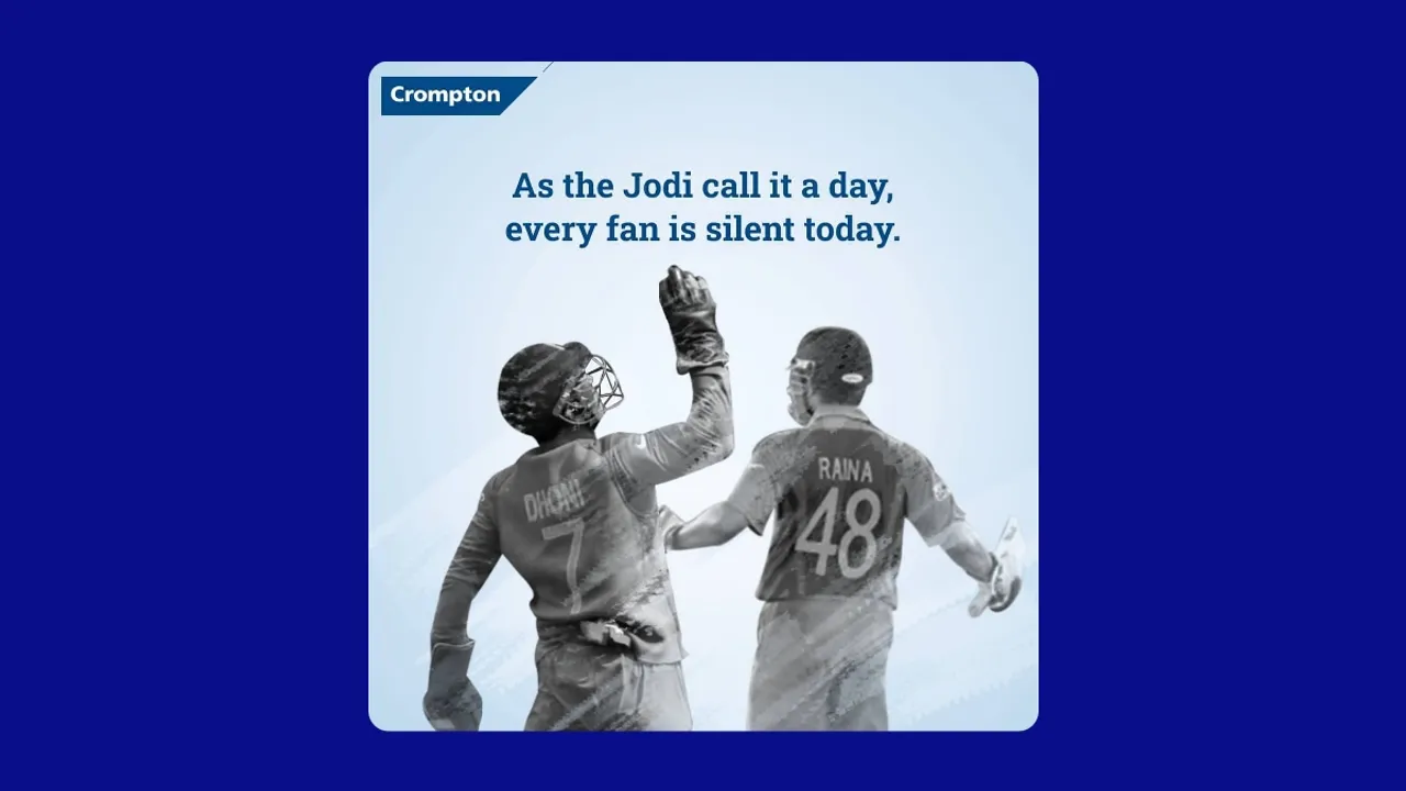 Dhoni brand creatives
