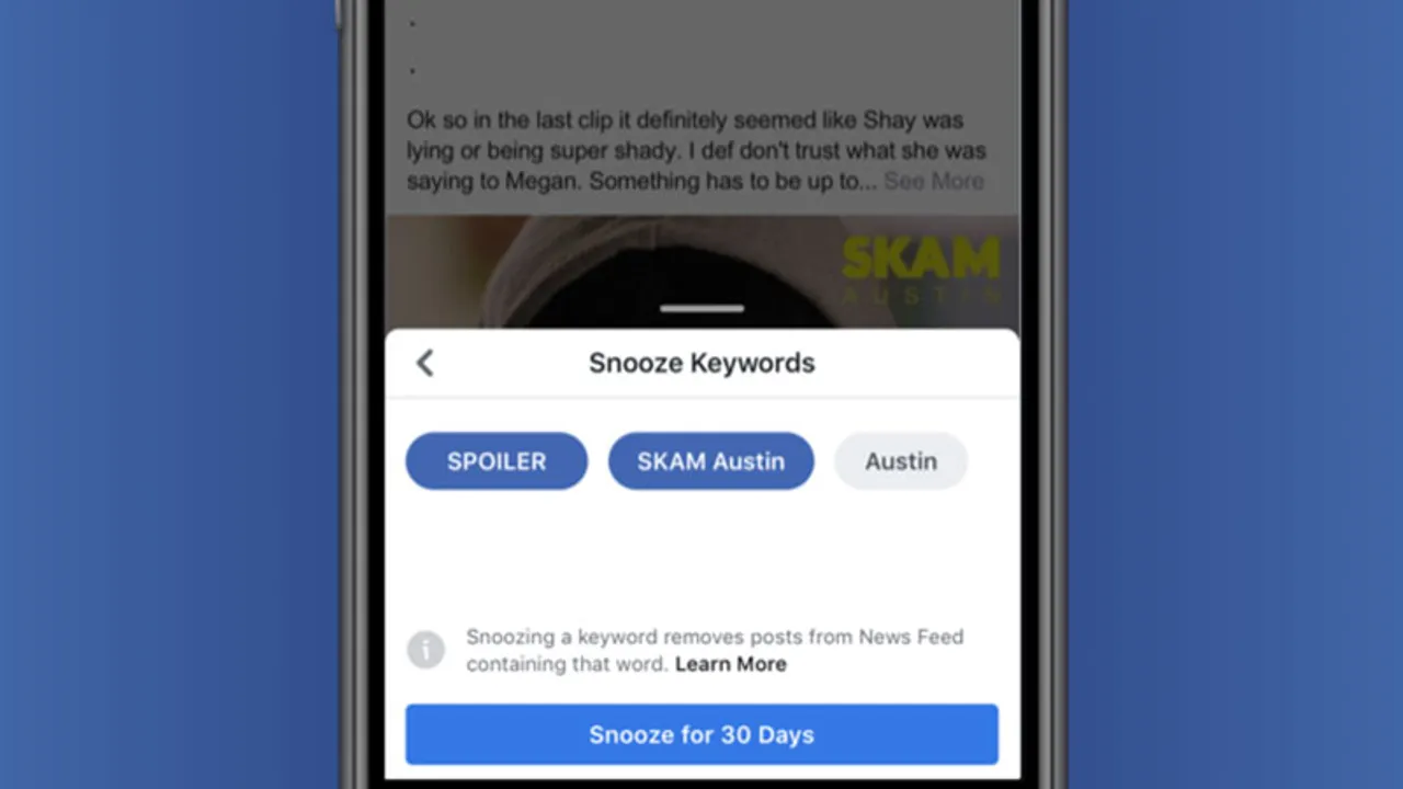 Keyword Snooze