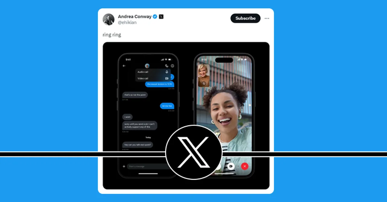 audio call, video call