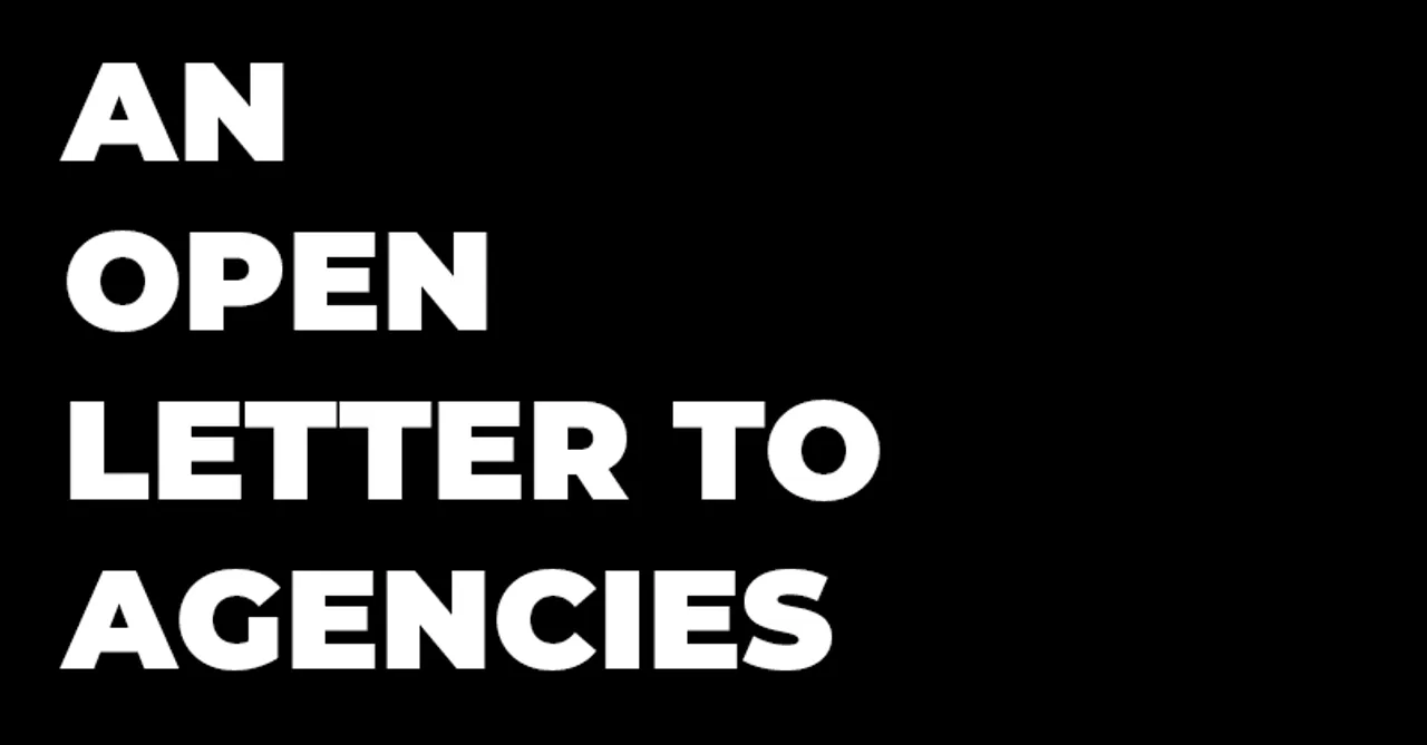 Open letter to agencies