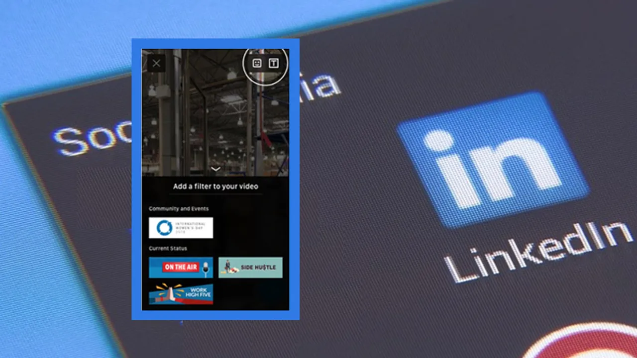 Linkedin video filters