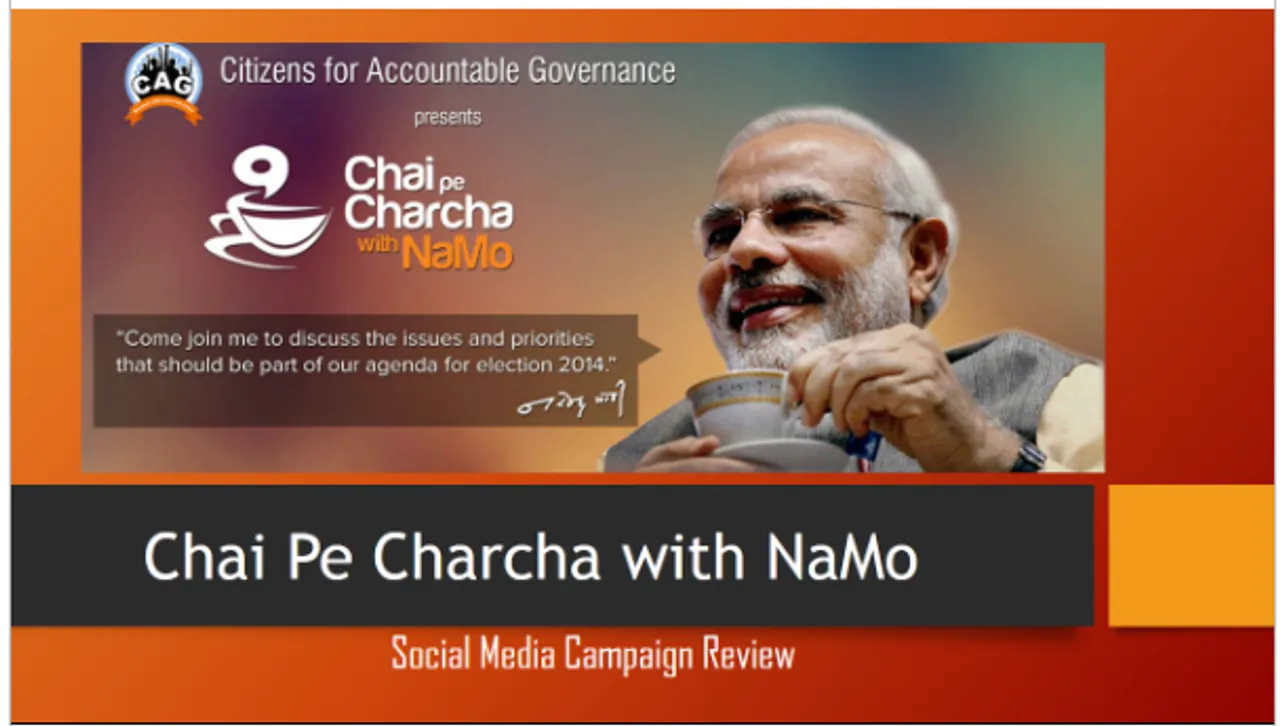 CAG ( chai pe charcha with namo)
