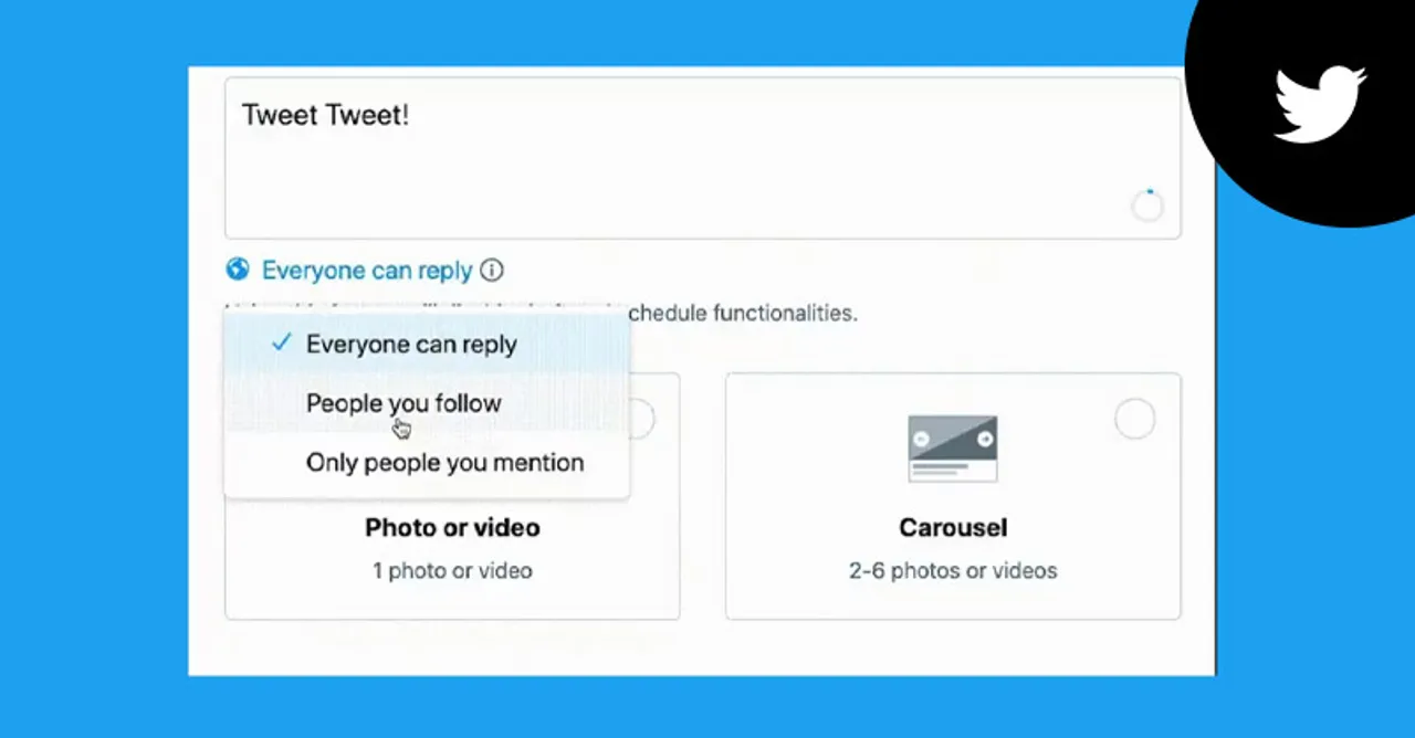 Twitter conversation settings