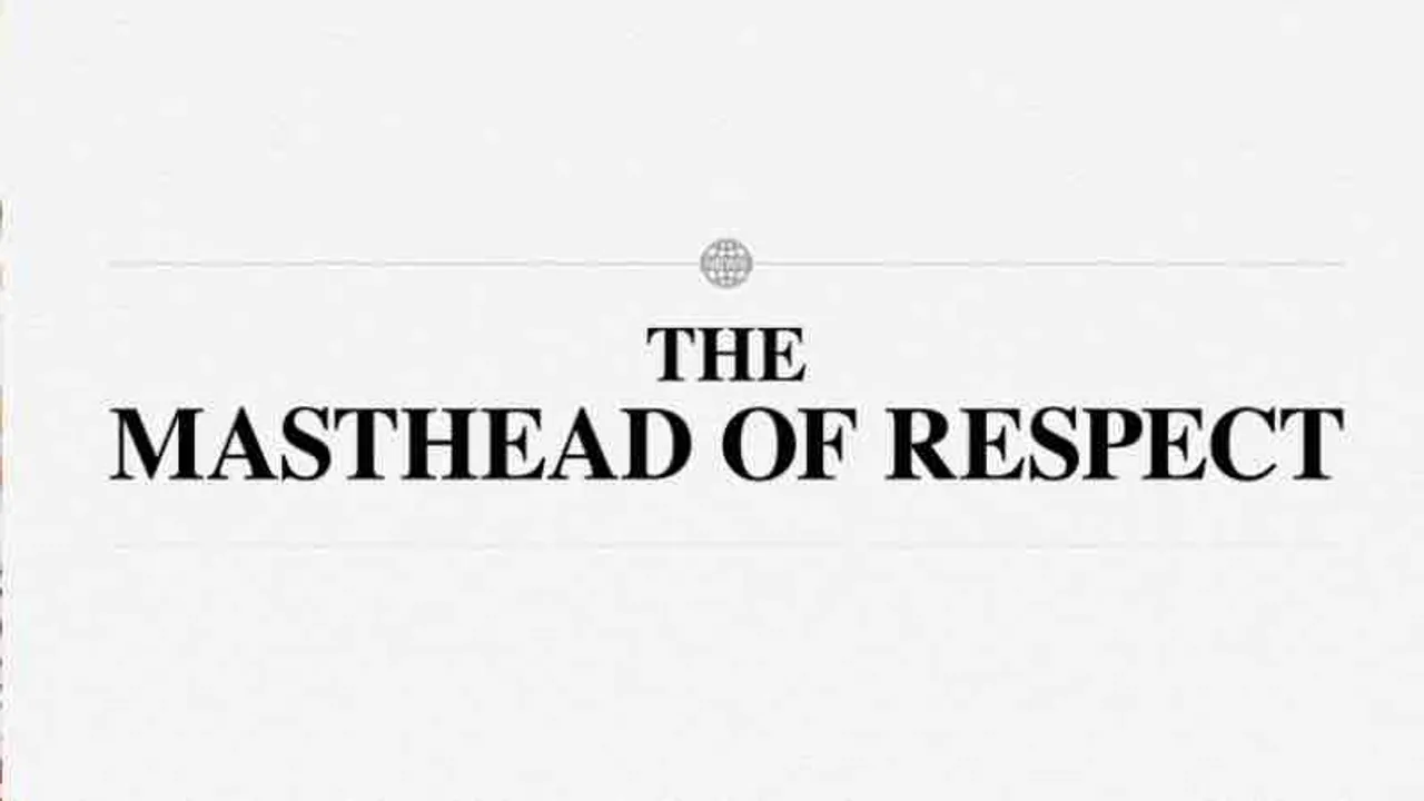 The Masthead Of Respect