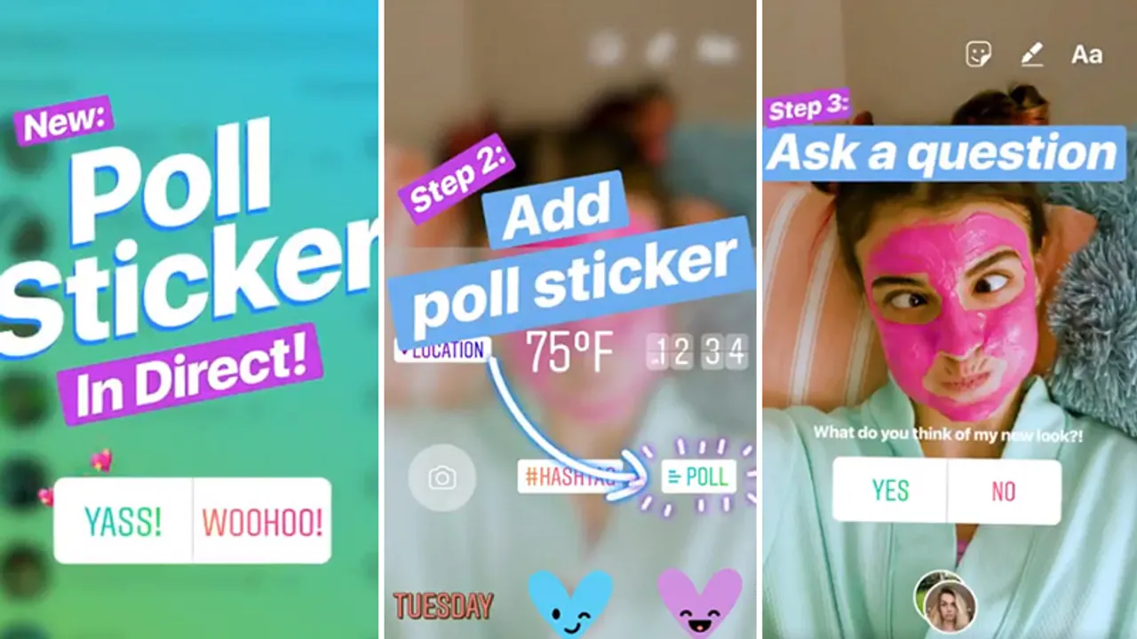 Instagram Poll Stickers