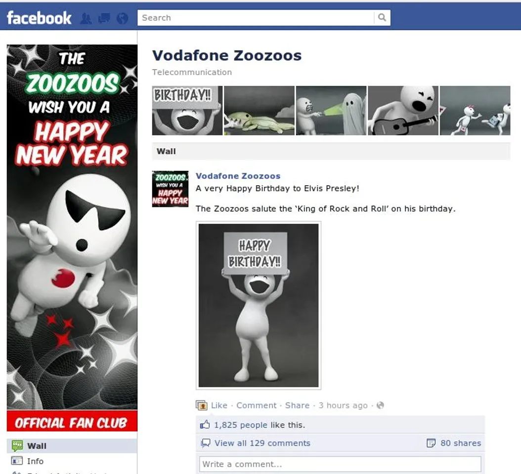 Vodafone ZooZoos on Facebook, Social Media Marketing, Facebook for marketing, Marketing and sales via facebook, Vodafone ZooZoos on Facebook, Sales and marketing in Facebook, ZooZoos, Vodafone, Twitter, Facebook,