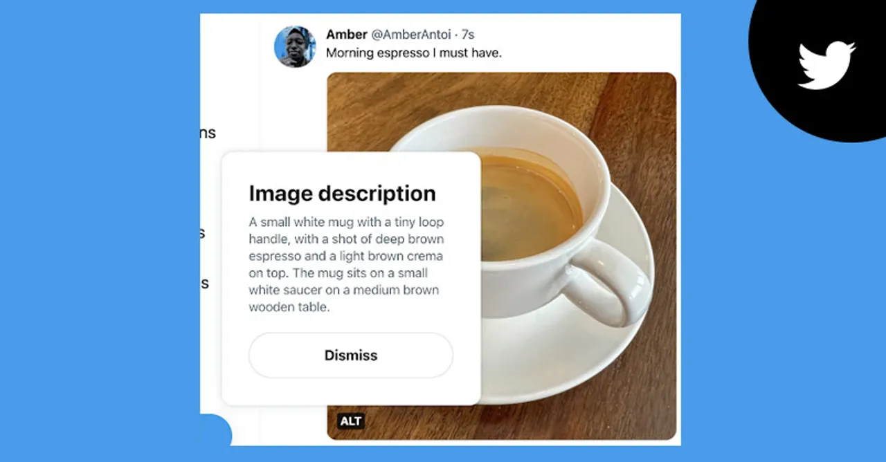 Twitter image descriptions