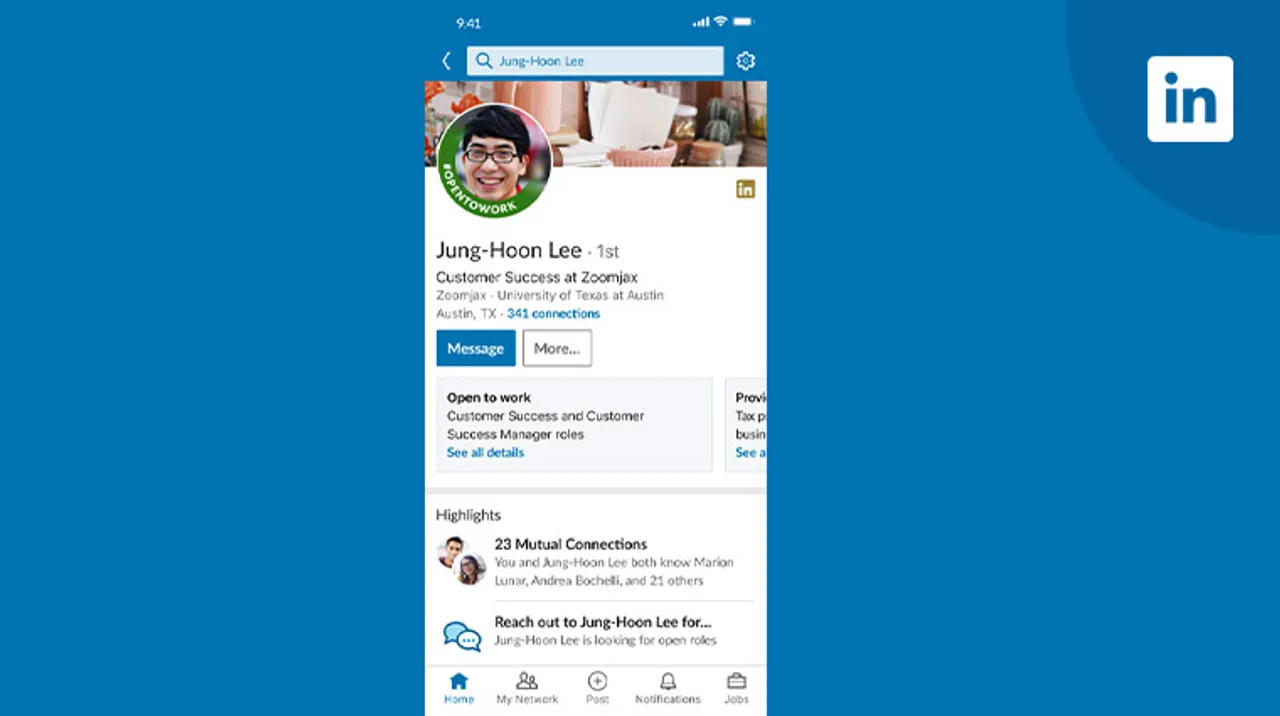 LinkedIn features