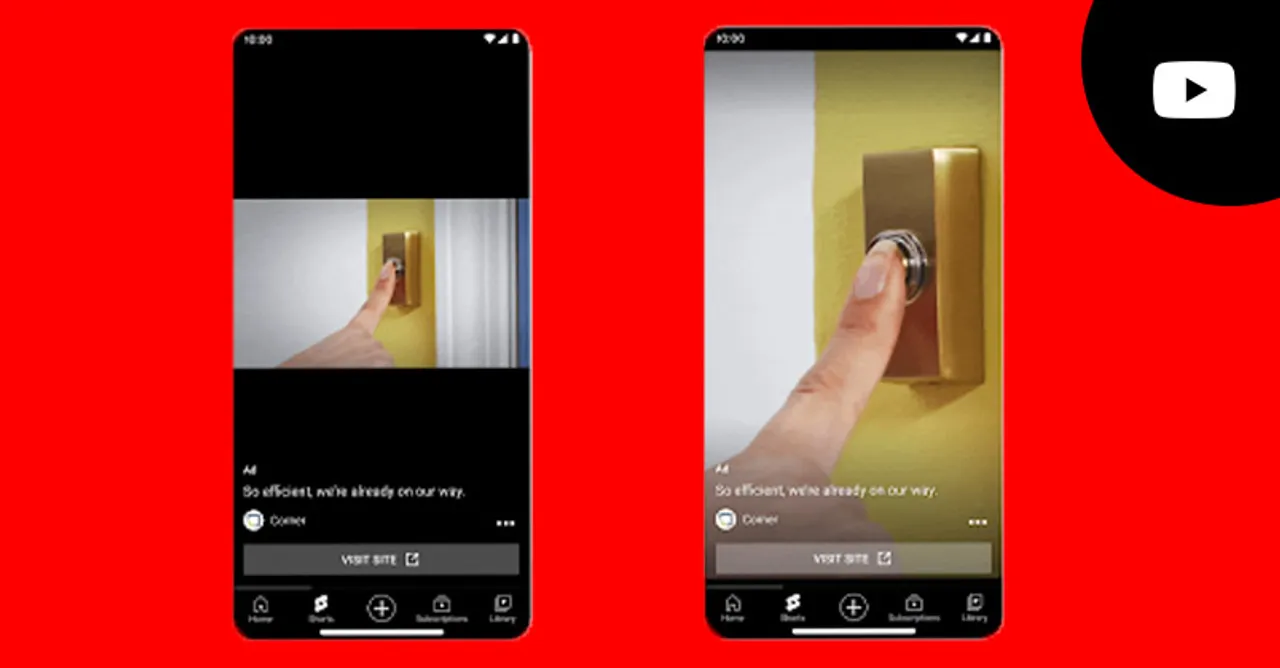 YouTube vertical video