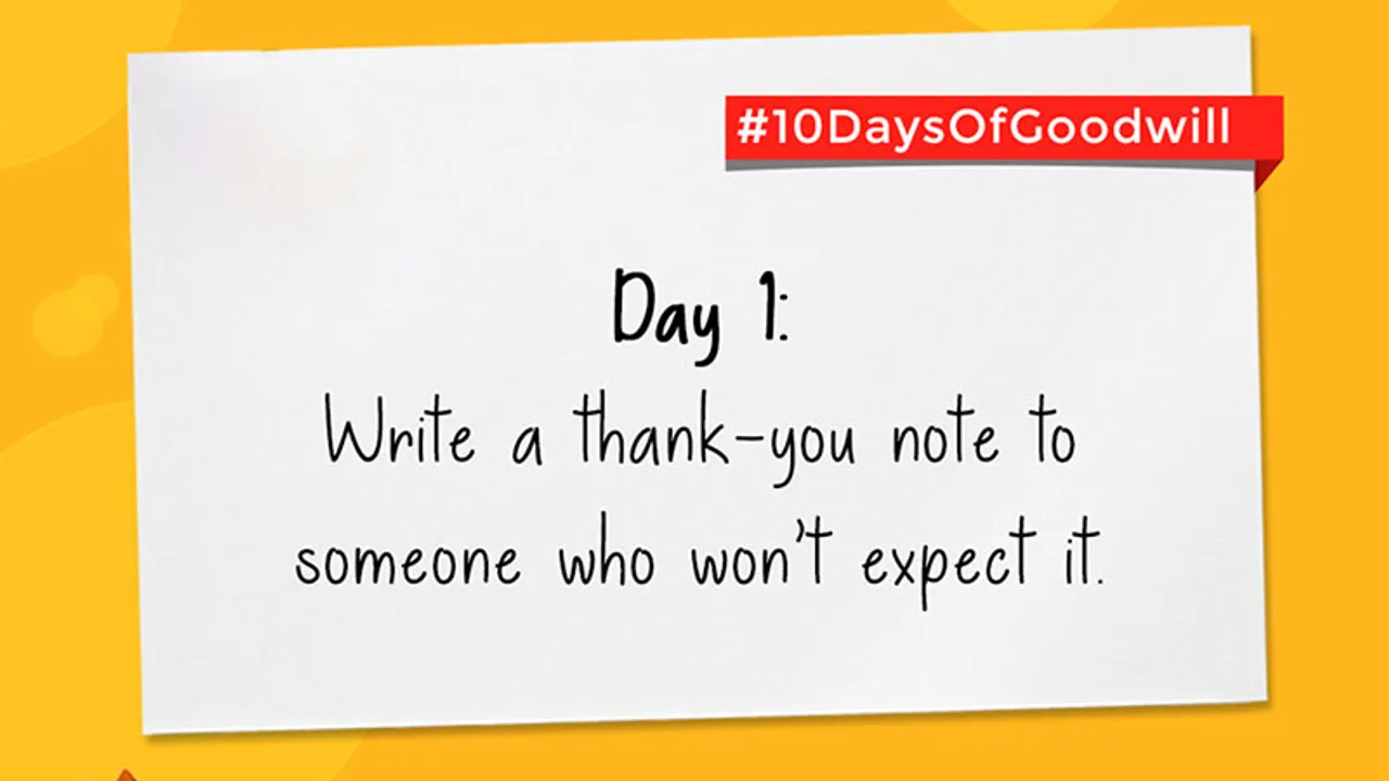 10 days of goodwill