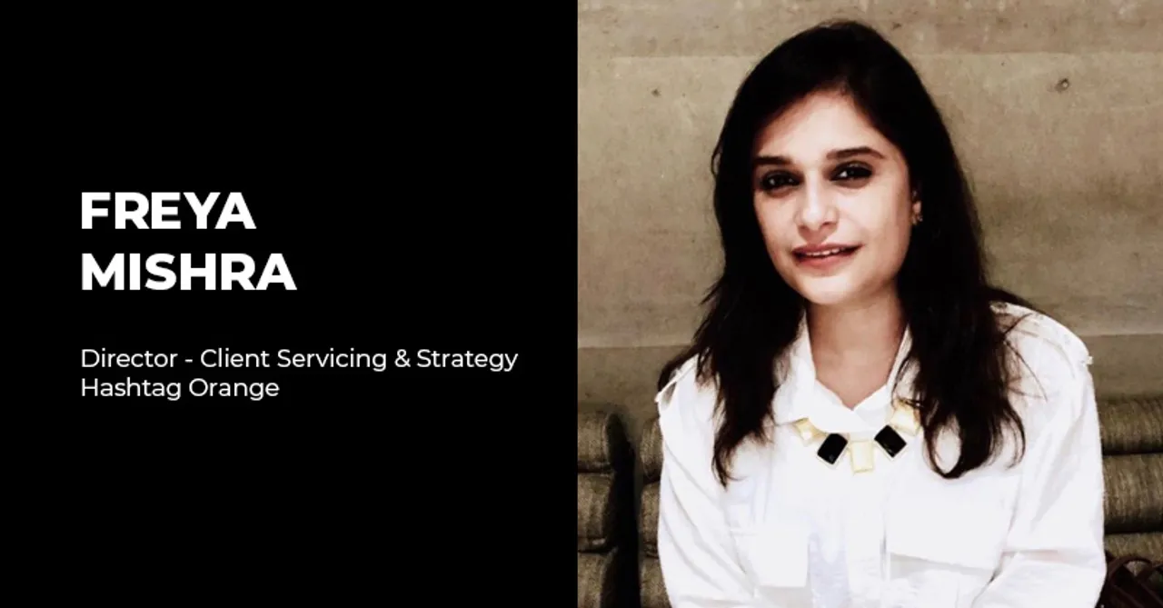 Freya Mishra Chopra Hashtag Orange