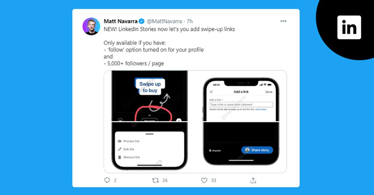 LinkedIn Stories