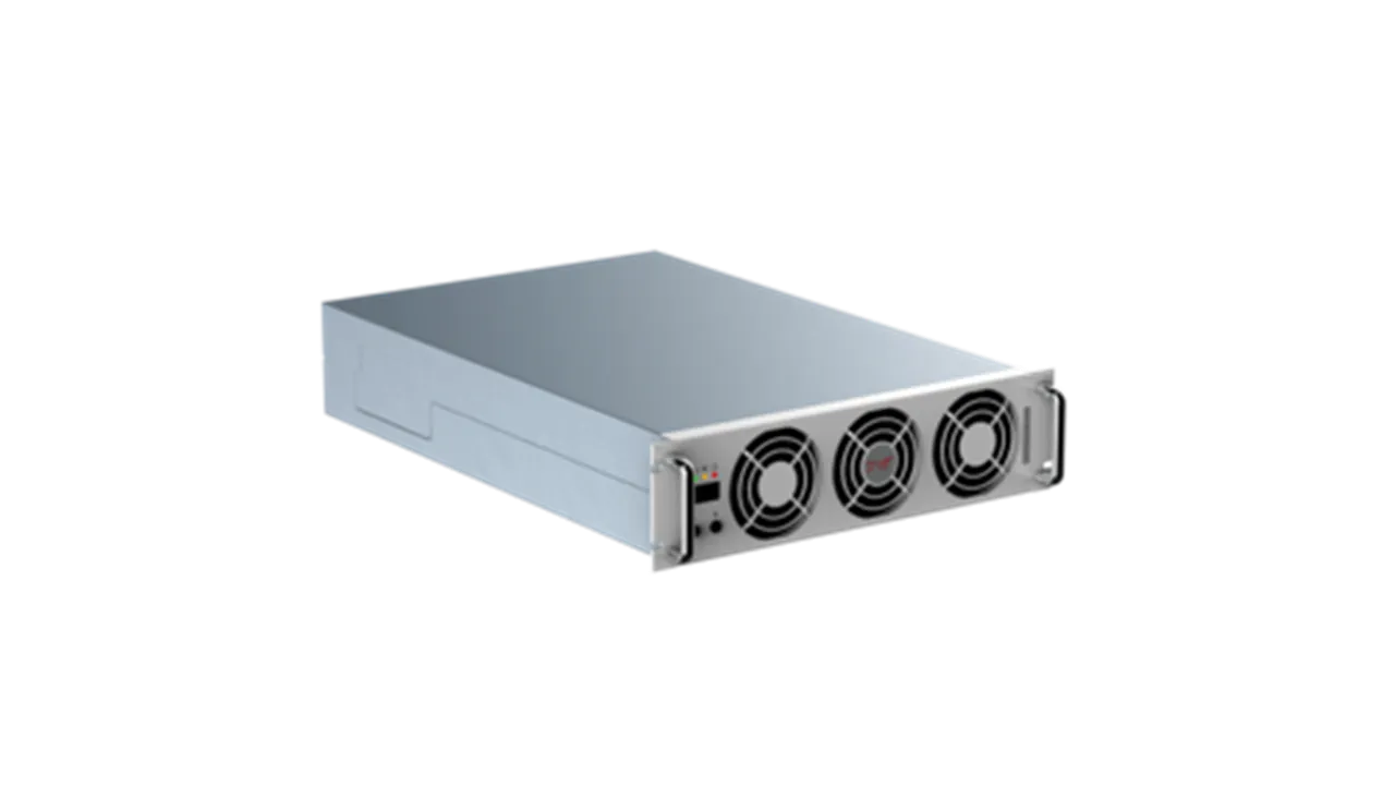 Kehua’s charger module includes hot-plugging, global certifications, and a quiet fan algorithm for urban compatibility 