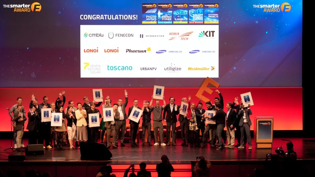 Awarded solar PV technologies featured automated PV layout software, next-gen back contact modules, and system safety components. 