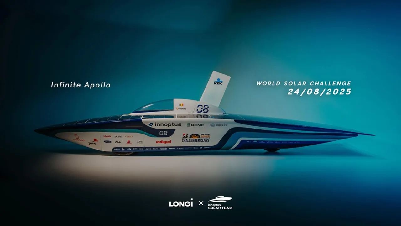 Infinite Apollo featured LONGi’s BC cells and flexible PV to endure 3,000 km of high-speed racing in extreme Australian conditions. 