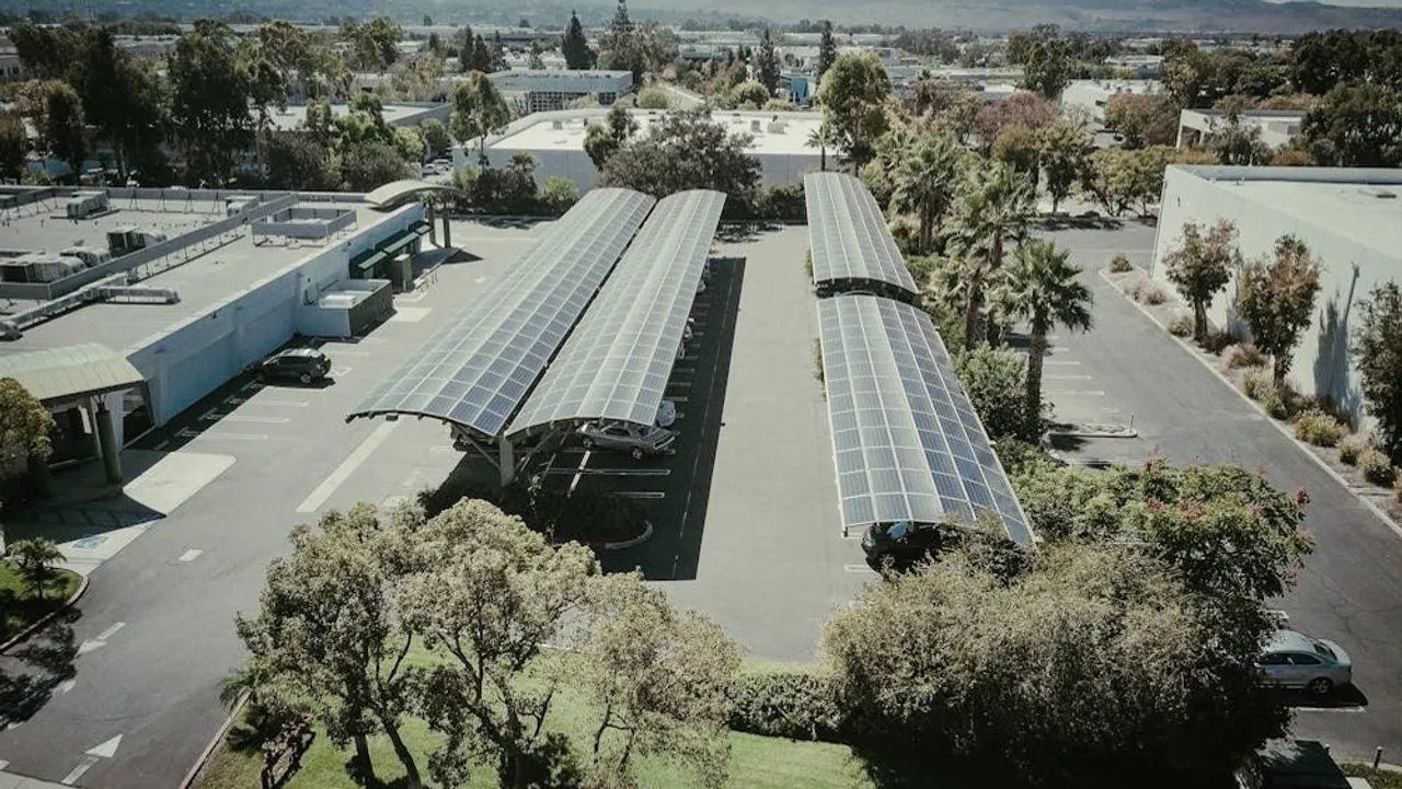 According to the UK government, an 80-space solar carport could save up to £28,000 in electricity costs annually. 