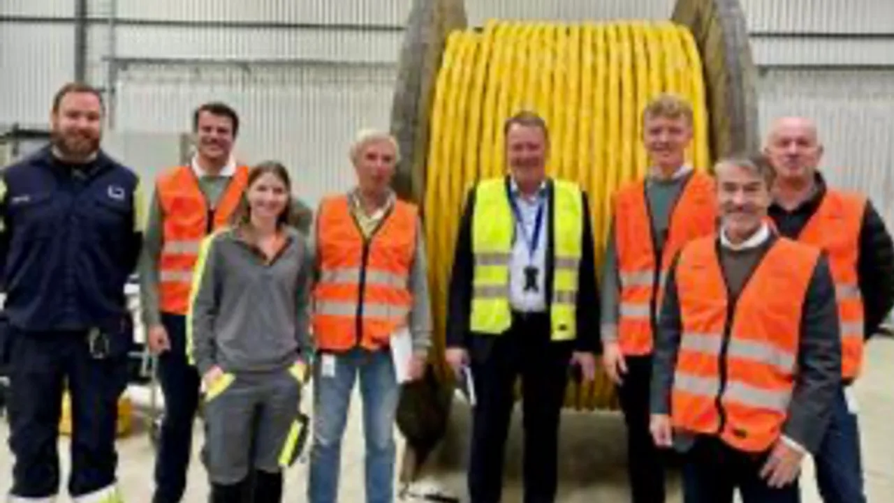 The cable is set to connect HKN1 offshore solar with the Hollandse Kust Noord wind farm in the Dutch North Sea.