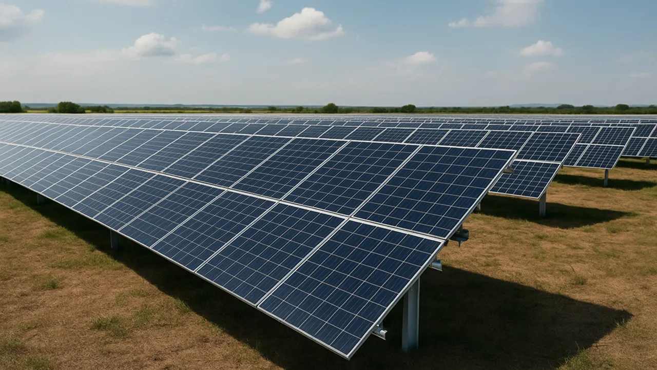 Powell Creek Solar has over 300,000 panels and supports 500 union jobs while boosting grid readiness before peak demand. 