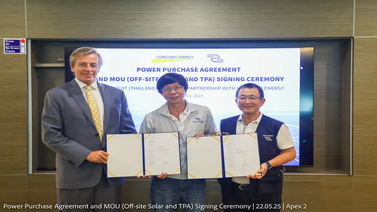 Apex Circuit Thailand advanced its clean energy shift through a rooftop and TPA-enabled offsite solar project with Constant Energy.