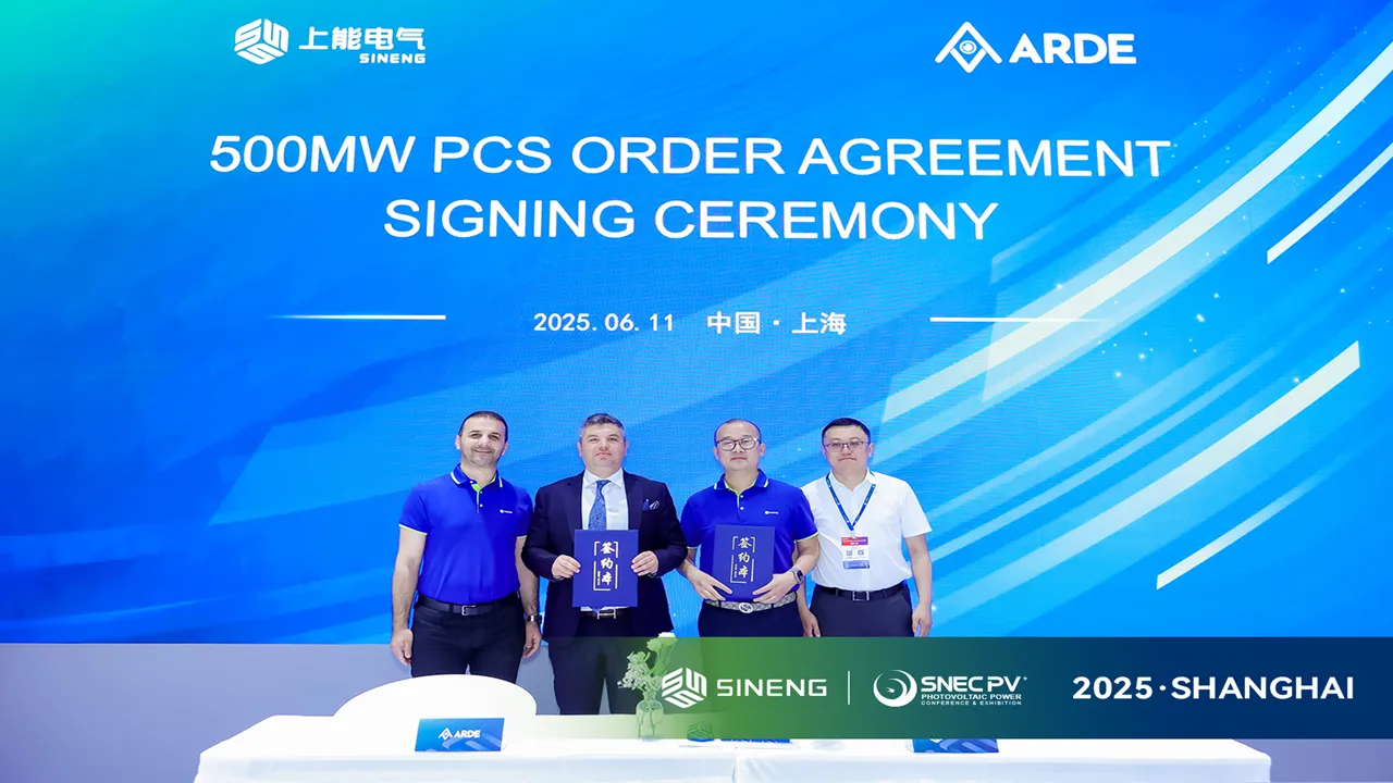 The signed agreement has allowed Arde Enerji to supply Sineng Electric’s solar and storage technologies across Turkey’s renewable market.