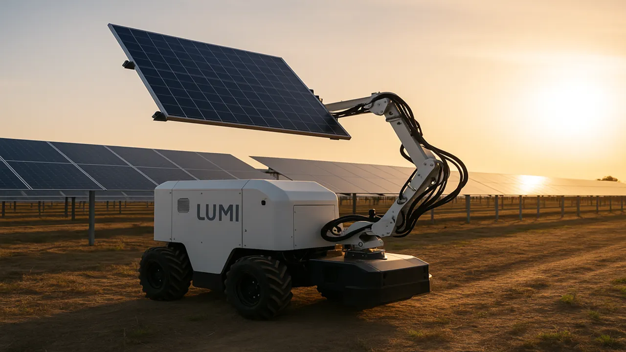 The LUMI robot fleet was deployed at Neoen’s Culcairn and Engie’s Goorambat East solar farms to automate panel installation.