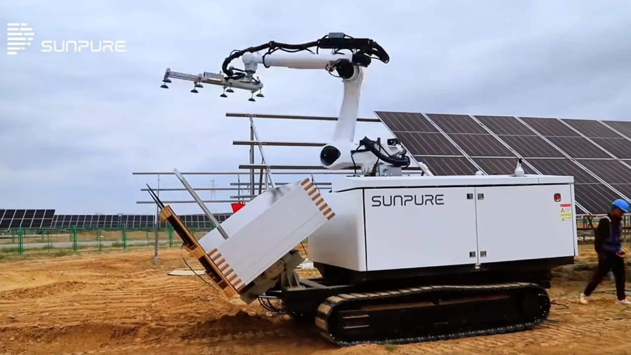 Fully autonomous motion control has improved installation speed while minimizing safety risks in solar module placement.