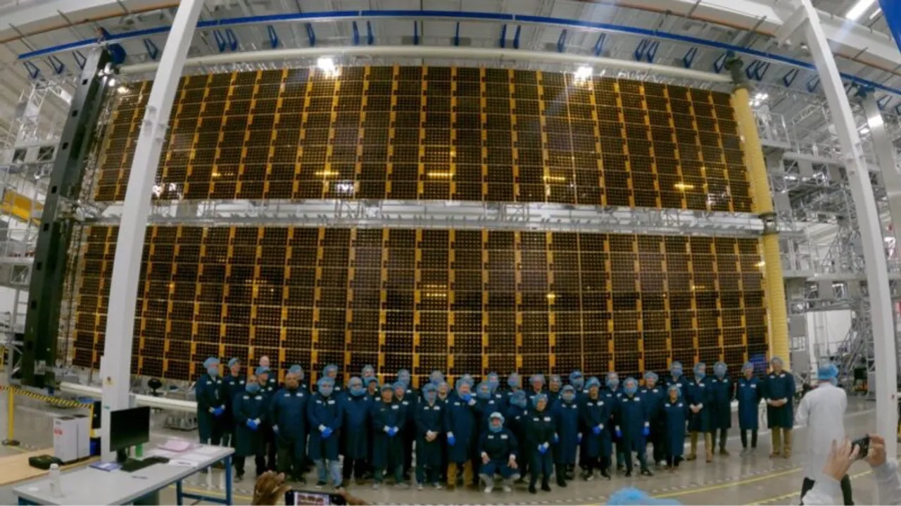 The arrays support solar electric propulsion, which enables long-duration exploration beyond Earth’s orbit for Gateway missions.