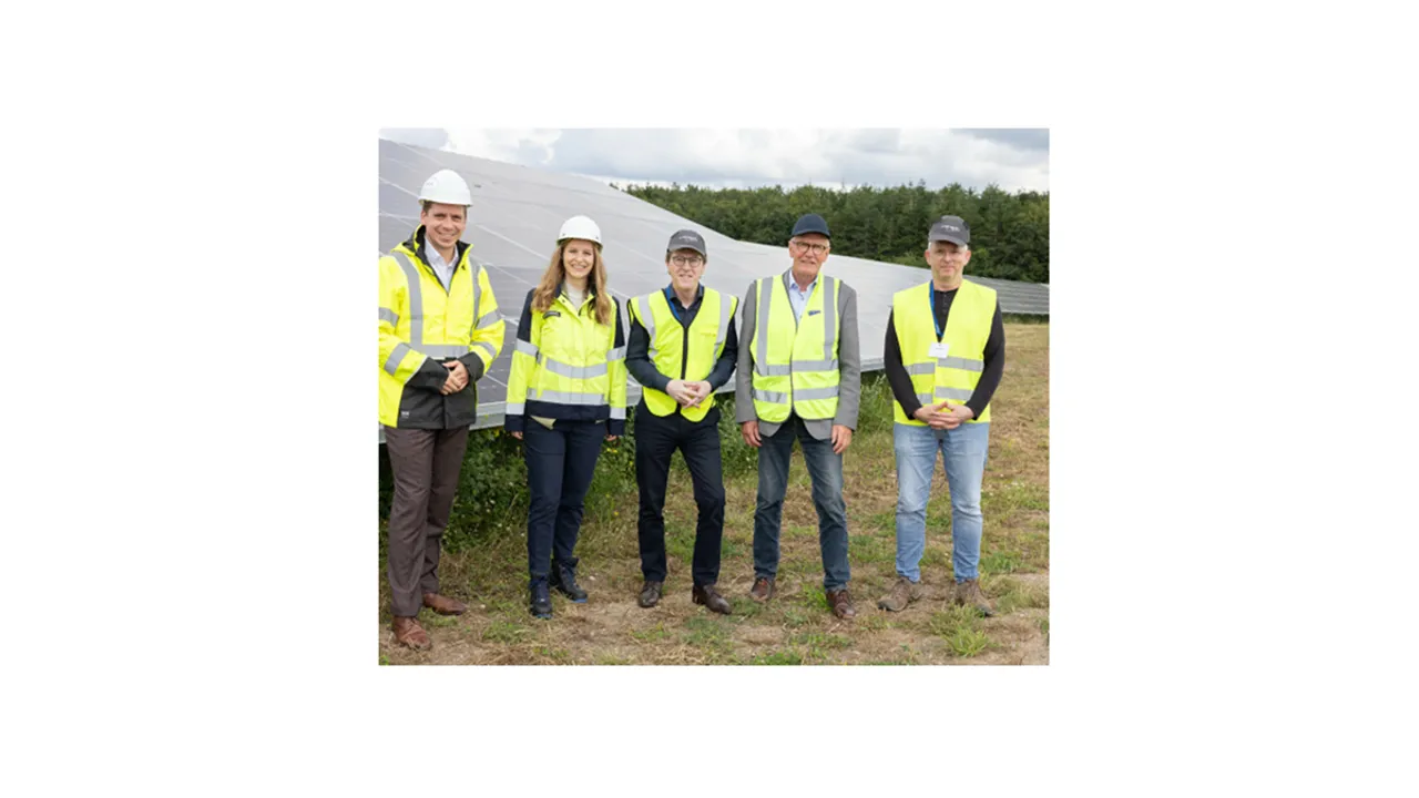 Eggebek solar cluster was built on a cleared NATO airfield and delivers power to public and private grids. Image Source: Enerparc